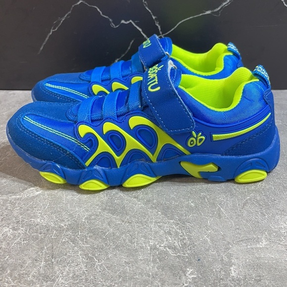 Hobibear Bodatu Sneakers Blue/Neon Green Size 2m - Picture 3 of 8